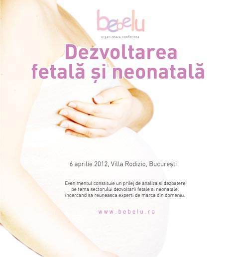 Conferinta eveniment dezvoltarea fetala si neonatala